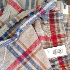 Old Navy Red and Blue Plaid Shirt